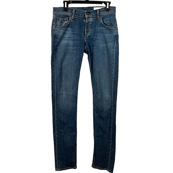 Rag & Bone Tall Mens Standard Issue Fit 2 29 x 33 Slim Leg Dark Wash Blue Jeans - Picture 1 of 9